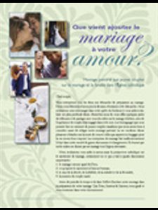 Que vient ajouter le mariage à votre amour? (French book)