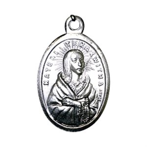 ''Kateri Tekakwitha'' Silver-Finish Medal / ea
