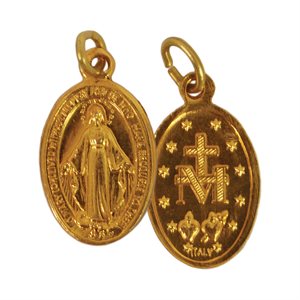 G-F Aluminum Miraculous Medal, 0.71" / ea