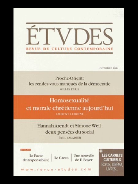 Études 4209 Octobre 2014 (French book)