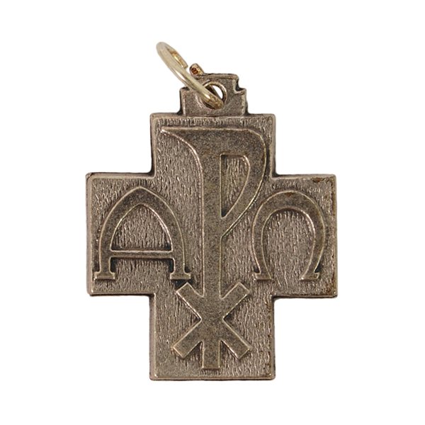 ''Cross of Peace'' Oxidized Medal / ea