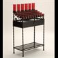 Wrought Iron Votive Light Stand, 40" Ht. x 28" W. x 13.5" D.