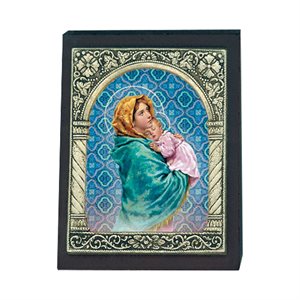 "Our Lady of Road" Wooden Frame, S-E Picture, 2¾"