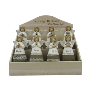 8 display, Little Bless. Angel, resin, 4.35", English