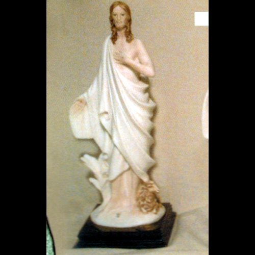 Statue Christ Ressuscité 11.5" (29 cm) en marbre