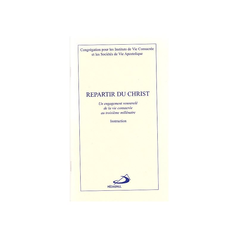 Repartir du Christ (French Book)