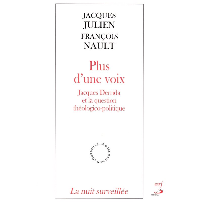 Plus d'une voix -Jacques Derrida quest. théologico-politique