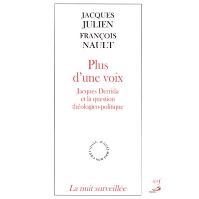 Plus d'une voix -Jacques Derrida quest. théologico-politique