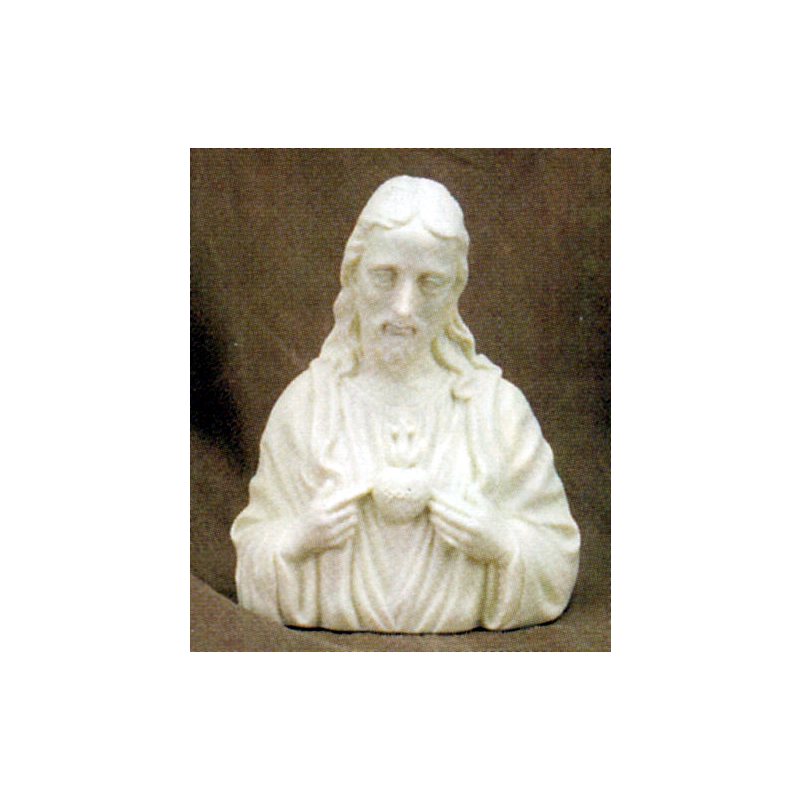 Electric Night Light Porcelain Sacred Heart of Jesus, 6.5"