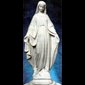 Our Lady of Grace White Concrete Statue, 24" (61 cm)