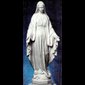 Our Lady of Grace White Concrete Statue, 33" (84 cm)