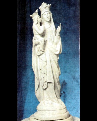 St. Ann de Beaupre White Concrete Statue, 21" (53 cm)