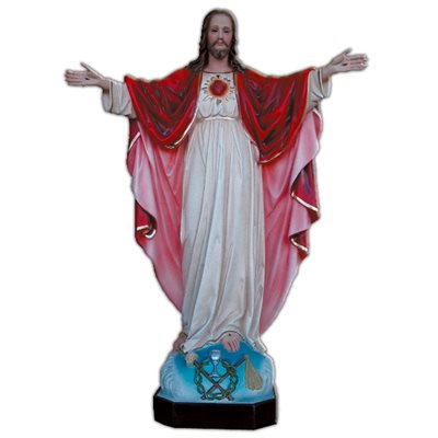 Statue ext. Sacré-Coeur de Montmartre 26" (65 cm) en FDV Cou