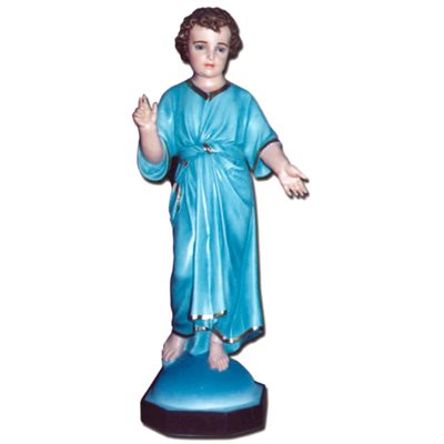 Statue ext. Enfant-Jésus 39.5" (100 cm) en FDV Couleur