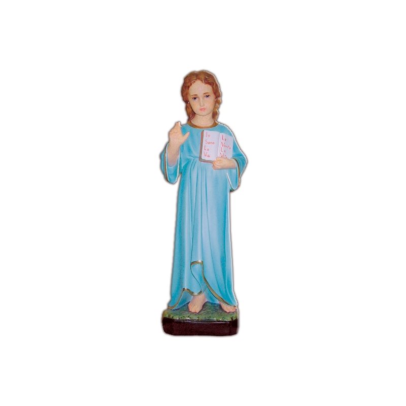 Statue ext. Enfant-Jésus 26" (65 cm) en FDV Couleur