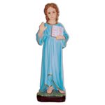 Infant Jesus Color Fiberglass Outdoor Statue, 26" (65 cm)