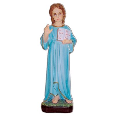 Statue ext. Enfant-Jésus 26" (65 cm) en FDV Couleur