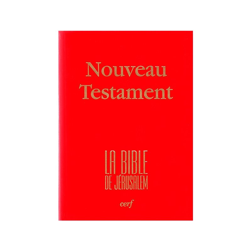 Nouveau Testament (Bible de Jérusalem), (6'' x 8'' x 3 / 4'')