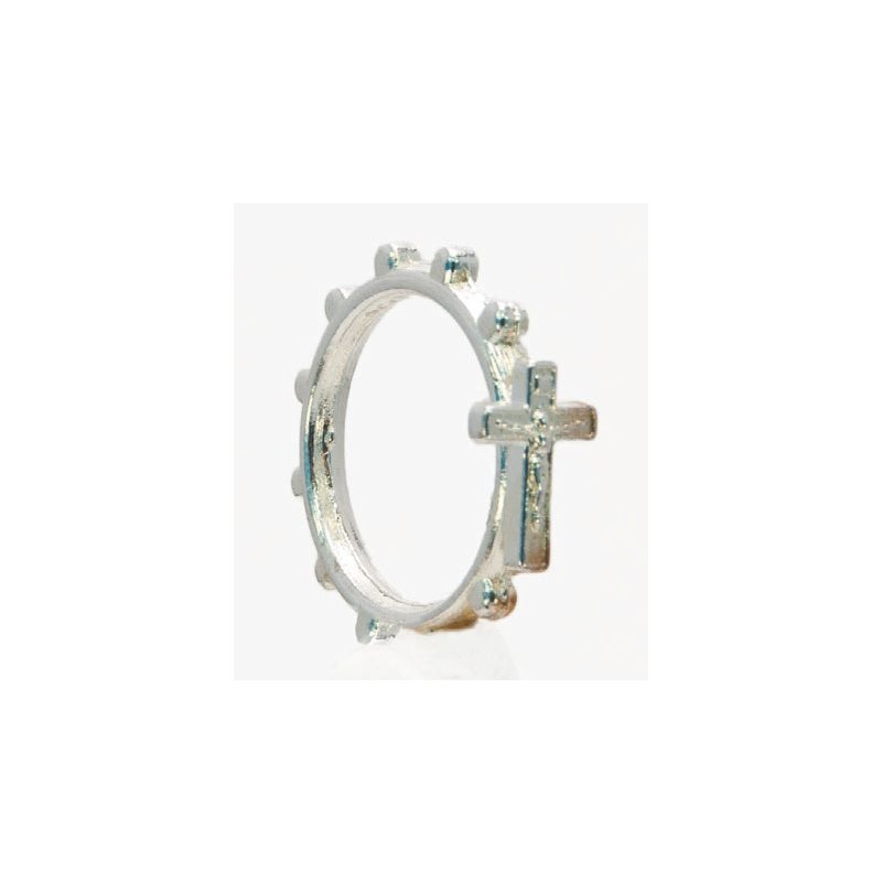 Decade Rosary Ring, size 17