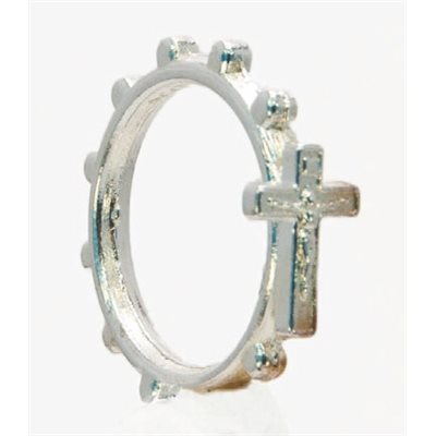 Decade Rosary Ring, size 21