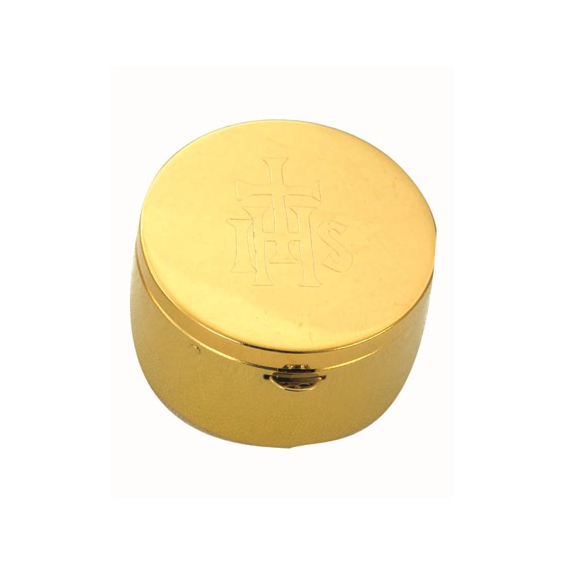 Pyx, 2.25" x 1 3 / 8" (5.7 x 3.5 cm), Cap.: 15-20 host