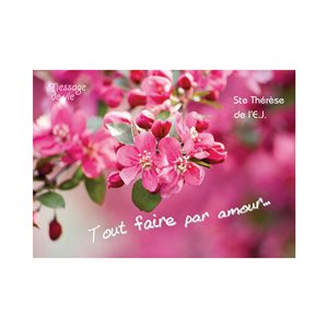 "Amour" Spiritual Cards, 2¾ x 4", French / ea