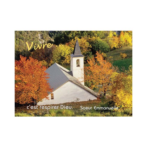 "Vivre" Spiritual Cards, 2¾ x 4", French / ea