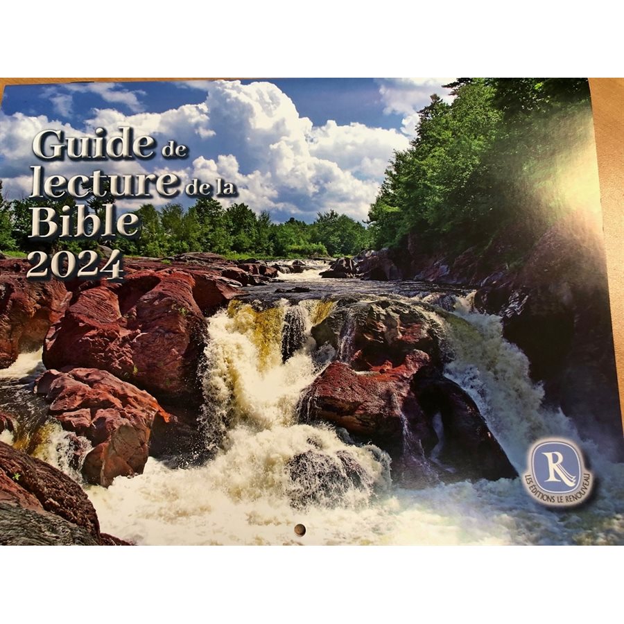 Calendrier Guide de lecture de la bible 2024