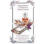 12 Unisex Communion Cards w /  Env., 4¼" x 7¼", French