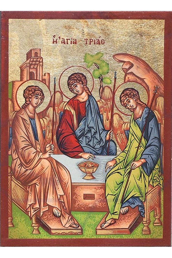 Icon Trinity 4" x 6" (11 x 15 cm) Feuille d'or