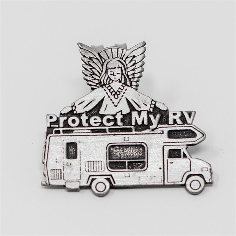 Angel & RV Pewter Sun Visor Clip, English / ea