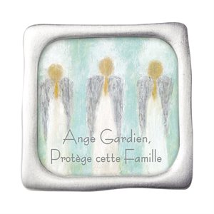 'Protège cette famille'' Sun Visor Clip, French / ea