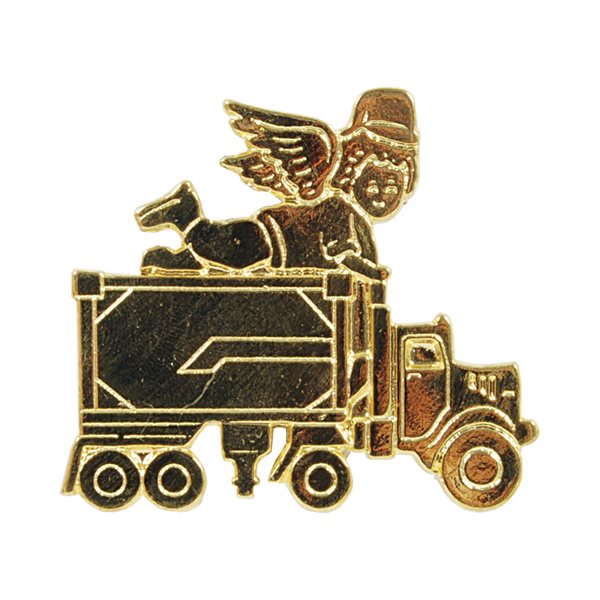 Trucker & Angel G-F Pewter Sun Visor Clip