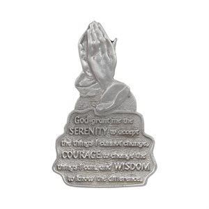 "Serenity" Pewter Sun Visor Clip, E