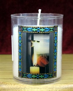 Candle of Decease Vigil Light 24hrs / ea