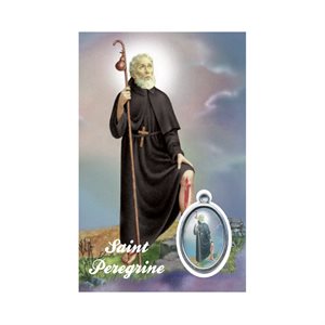 "St. Peregrine" Plastic Card, 3 3 / 8 x 2¼", English