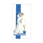 First Comm Picture for Girl, 2½" x 4", English  /  ea
