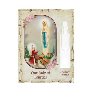 'OLL'' Prayer Card, HW Cont., 3¼ x 4 3 / 8", English