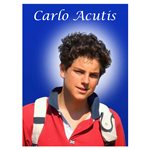 Image plastifiée Carlo Acutis 9'' x 12''