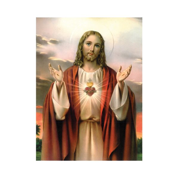 Image série F.B. «Sacré-Coeur-Jésus», 15,2 x 20,3 cm / un