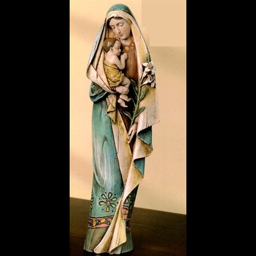 Madonna with Child Resin Statue 12.5" (31 cm)