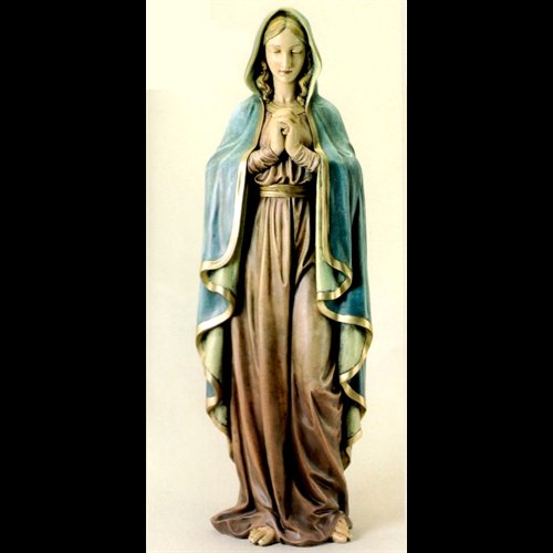 Statue Madonne 37" (94 cm) en résine