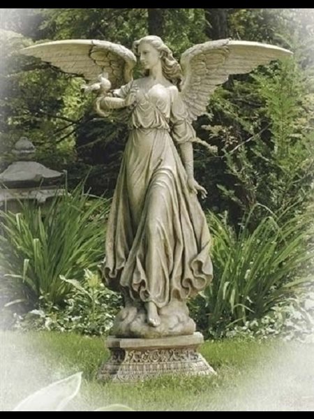 Guardian Angel Resin Statue, 46.5" (118 cm)