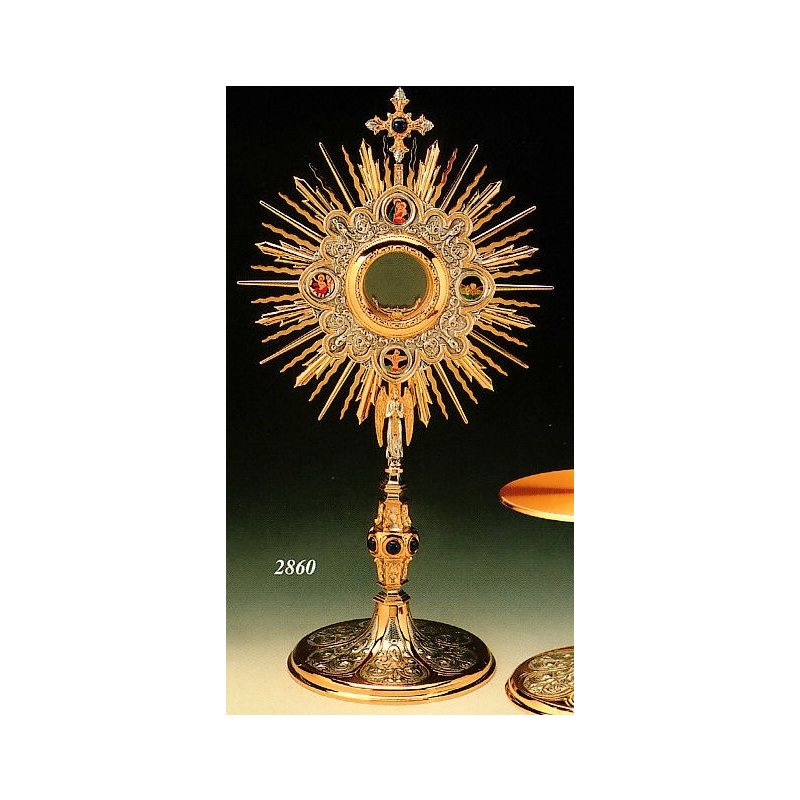 Monstrance, 28 3 / 8" (72 cm) Ht.