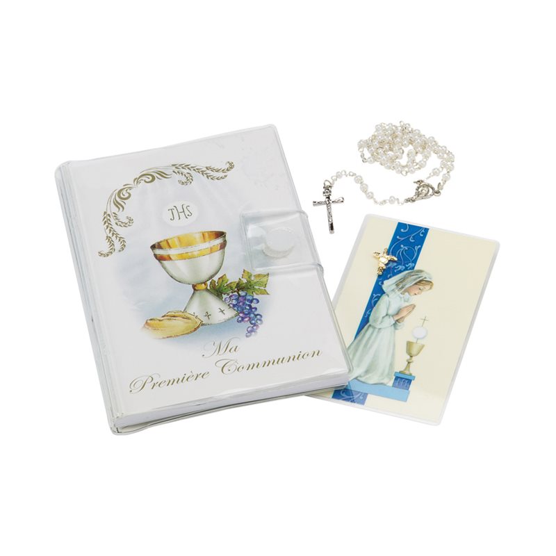 First Communion Gift Set for Girl, French