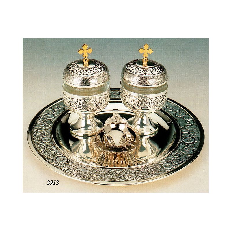 Silverplated Baptismal Set