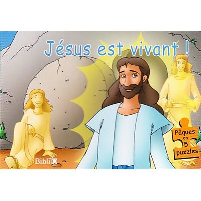 Jésus est vivant! (Pâques en 5 puzzles)