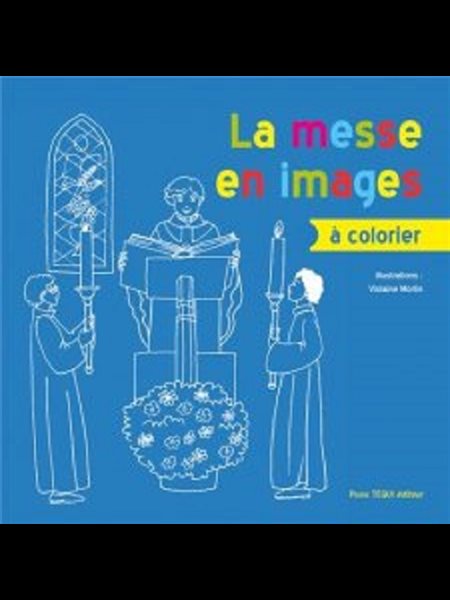 Messe en images à colorier, La