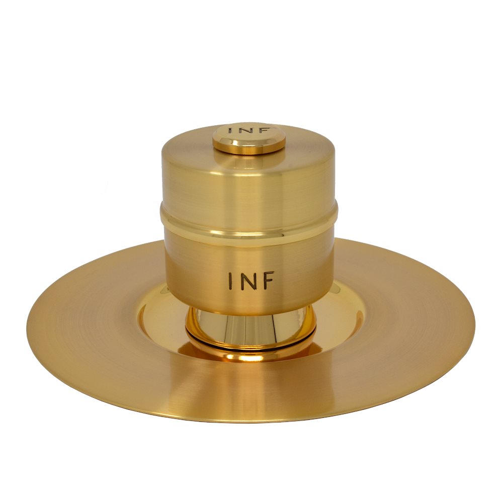 Goldplated Oil Stock and Plate "INF"