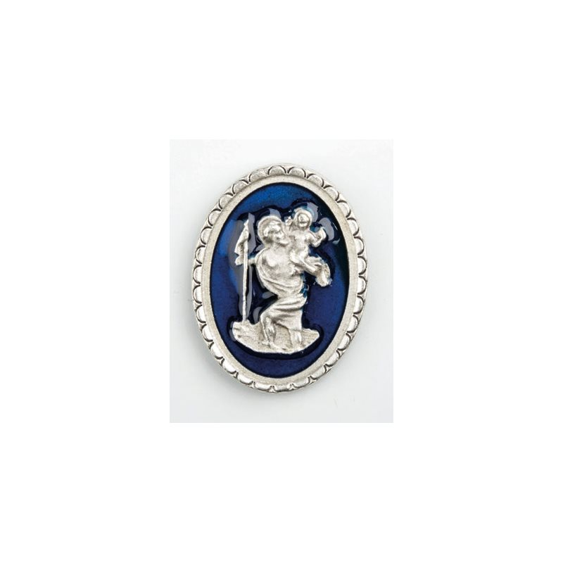 St. Christopher Magnet And Adhesive Plaque, 3,6 cm